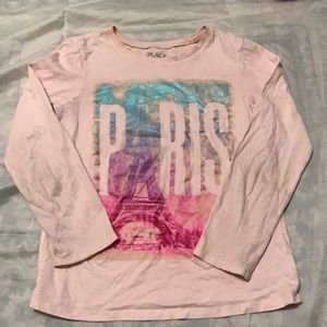 The Children’s Place Paris pink long sleeve tee